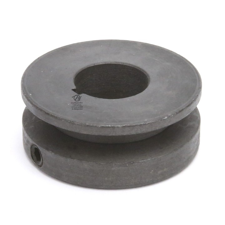 Poulie pour Snapper gorge en V. N° 21764. Ø 54 mm. Largeur 22 mm