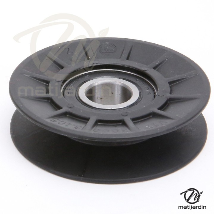 Poulie composite Ø 76 mm gorge en V. VIP3000-3.105