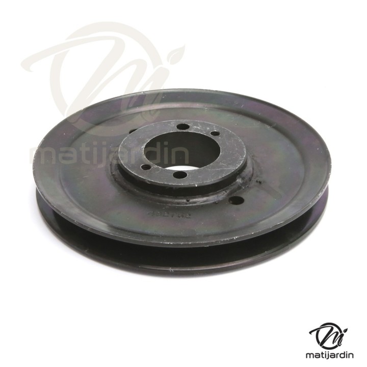 Poulie pour Scag, entraînement plateau. N° 482752. Ø 159 mm. Largeur 22,2 mm