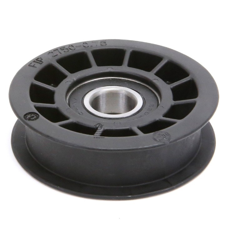 Poulie composite Ø 82 mm gorge plate. FIP2750-0.75