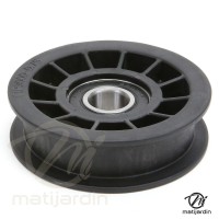 Poulie composite 126 mm gorge plate FIP4500-0.96 Larg 29 mm
