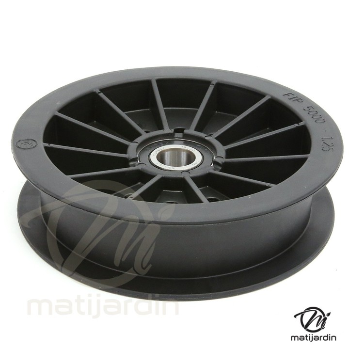 Poulie composite Ø 140 mm gorge plate. FIP5000-1.25