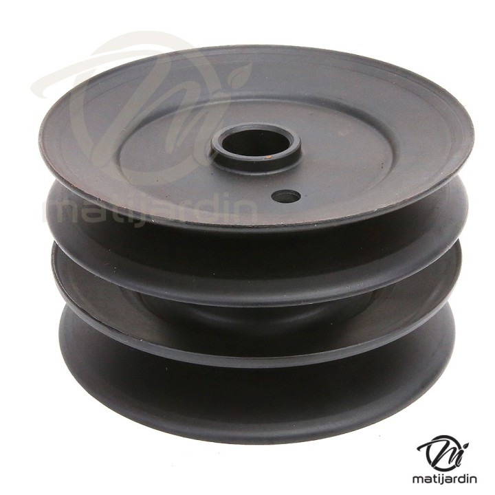 Poulie double pour MTD. N° 756-0603, 956-0603. Ø 127 mm. Largeur 70 mm