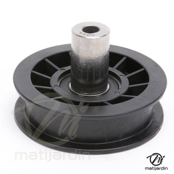 Poulie tendeur pour AYP gorge plate sur roulement. N° 179114. Ø 89 mm