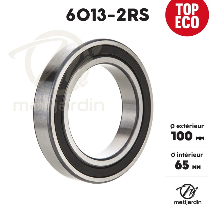Roulement à billes 6013-2RS. Double étanchéité. Ø 100 mm. 1er Prix