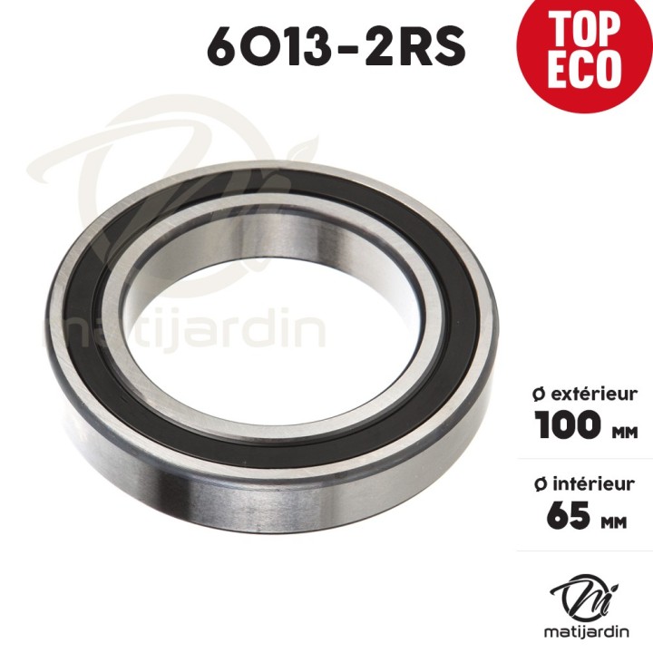 Roulement à billes 6013-2RS. Double étanchéité. Ø 100 mm. 1er Prix