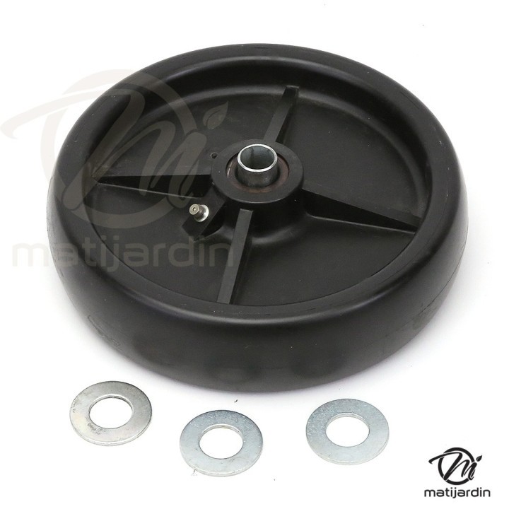 Roue de plateau de coupe pour John Deere N° AM107561. Ø 200 x 50 mm