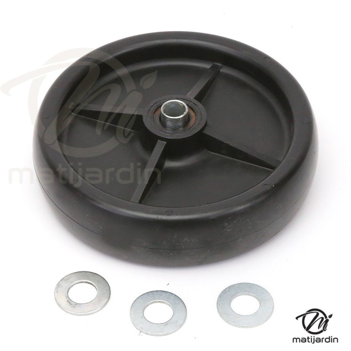 Roue de plateau de coupe pour John Deere N° AM107561. Ø 200 x 50 mm