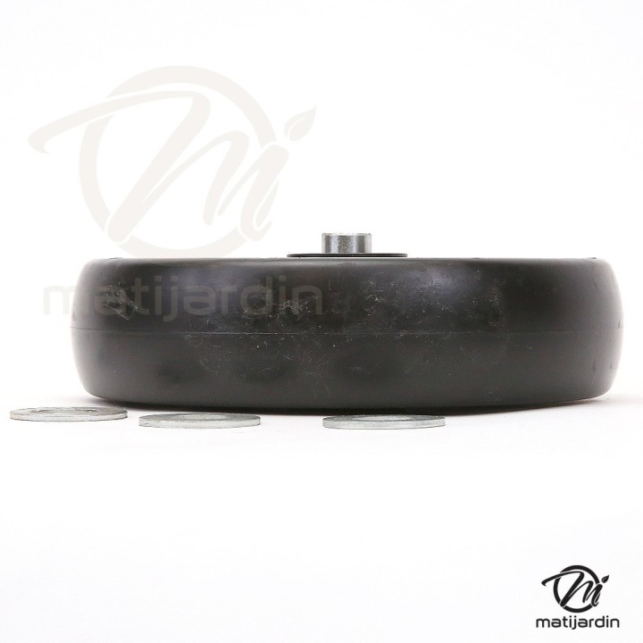 Roue de plateau de coupe pour John Deere N° AM107561. Ø 200 x 50 mm