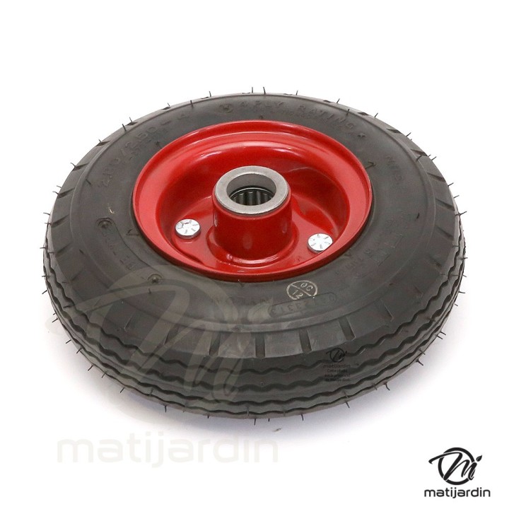 Roue tondeuse sur roulement rouleaux pour Bobcat N° 38209, Toro N° 54-8820, Gravely N° 37797