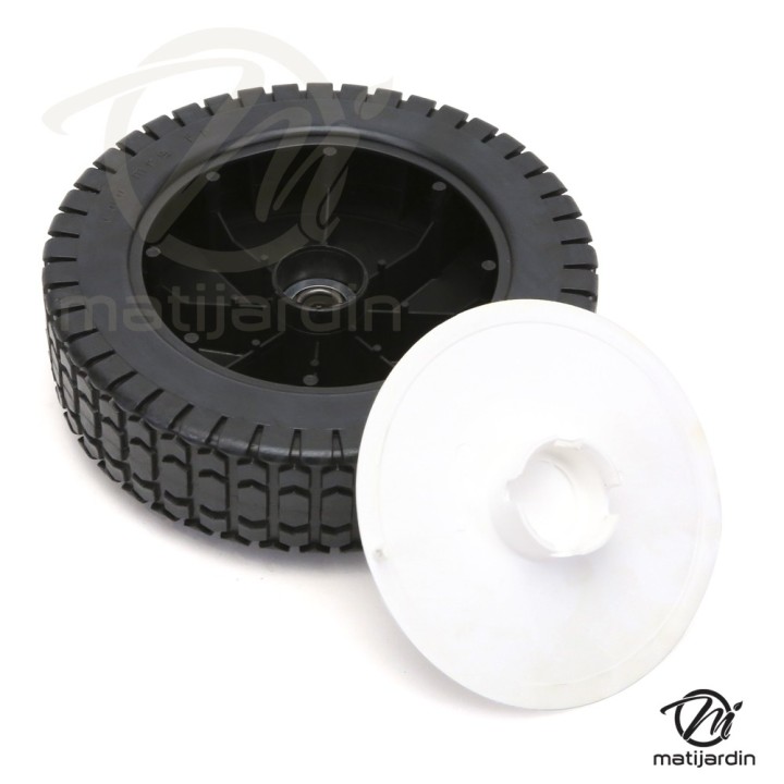Roue tondeuse pour Castelgarden. N° origine 8100731310.  Ø 200 mm