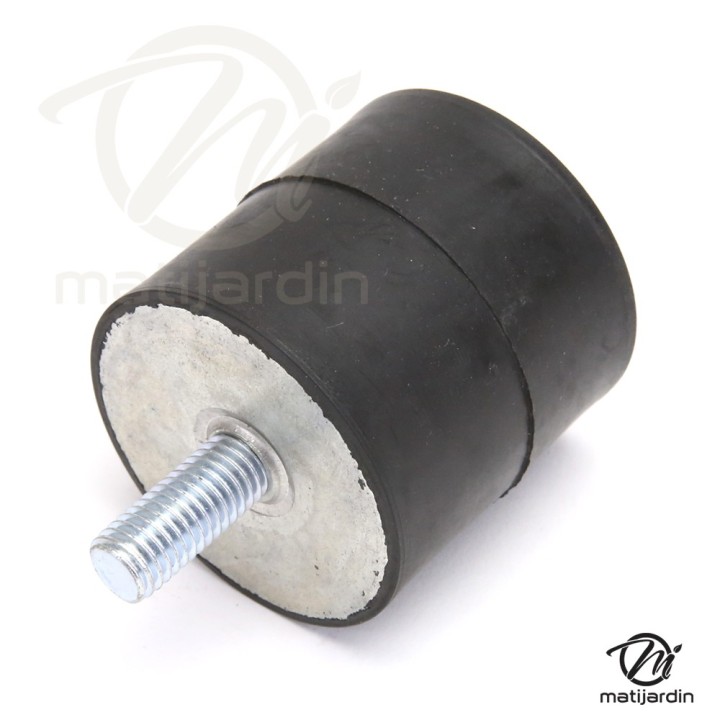 Silent bloc, plot antivibratoire universel 50 x 50 mm. Mâle M10 / Femelle M10