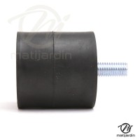 Silent Bloc Universel Mâle/mâle - : 50mm - Longueur: 45mm, Filet: M10