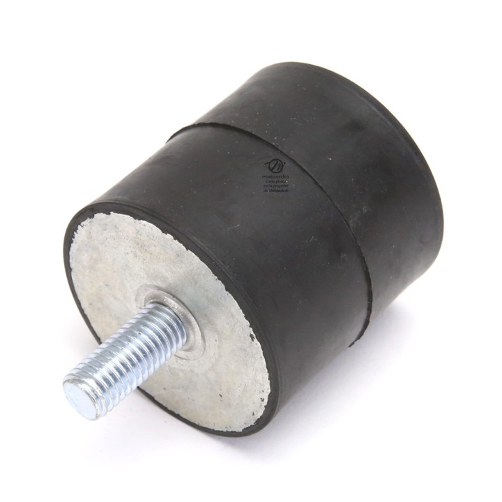 Silent bloc, plot antivibratoire universel 50 x 50 mm. Mâle M10 / Femelle M10