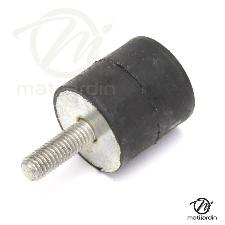 Silent bloc, plot antivibratoire universel 30 x 30 mm. Mâle M8 / Femelle M8