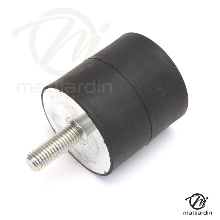 Silent bloc, plot antivibratoire universel 60 x 60 mm. Mâle M12 / Femelle M12