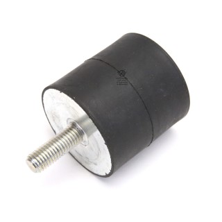 Silent bloc, plot antivibratoire universel 60 x 60 mm. Mâle M12 / Femelle M12