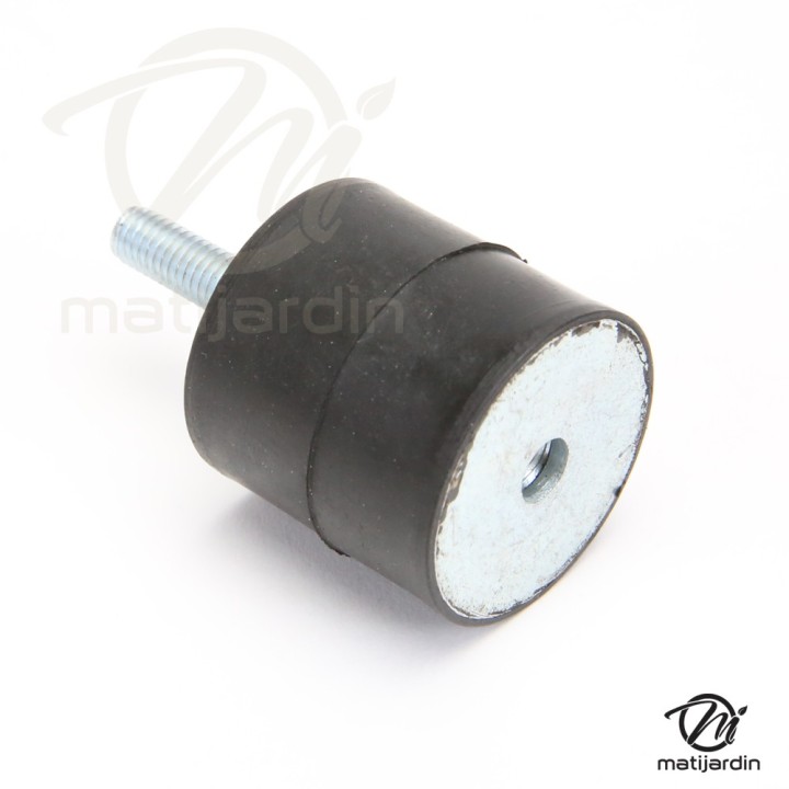Silent bloc, plot antivibratoire universel 30 x 30 mm. Mâle M6 / Femelle M6