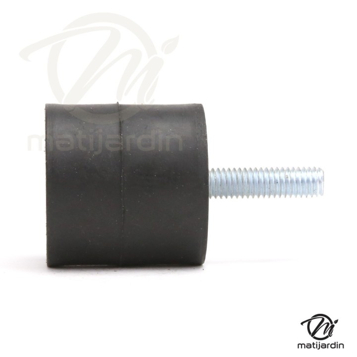 Silent bloc, plot antivibratoire universel 30 x 30 mm. Mâle M6 / Femelle M6