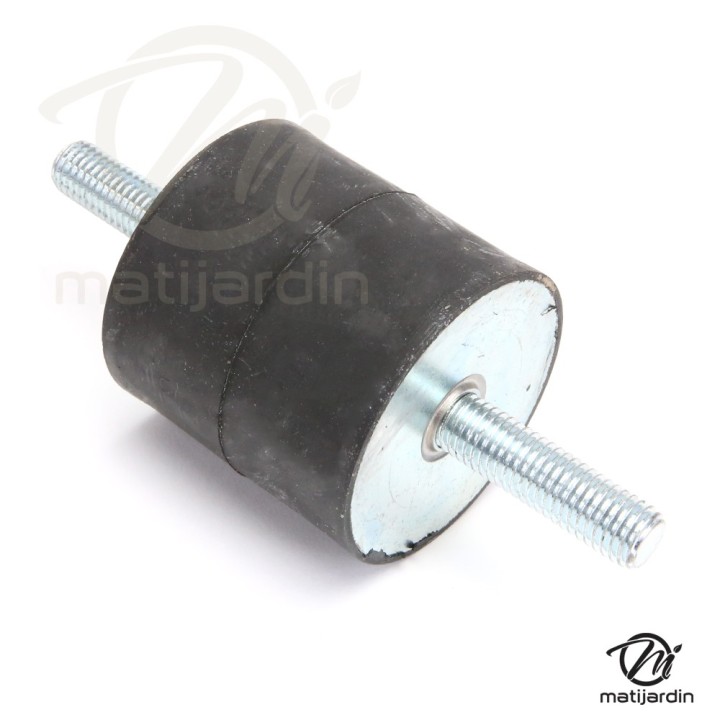 Silent bloc, plot antivibratoire universel 60 x 60 mm. Mâle M12 / Mâle M12