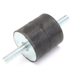 Silent bloc, plot antivibratoire universel 60 x 60 mm. Mâle M12 / Mâle M12