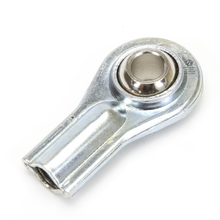 Rotule femelle de direction pour tondeuses autoportées. Filetage Ø 7,93 mm