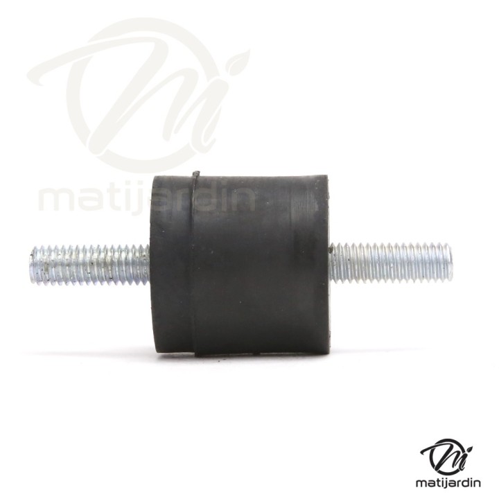 Silent bloc, plot antivibratoire universel. 25 x 25 mm. Mâle M6 / Mâle M6