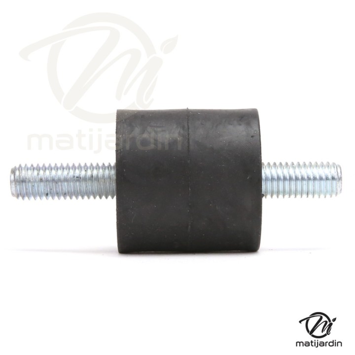 Silent bloc, plot antivibratoire universel 30 x 30 mm. Mâle M8 / Mâle M8