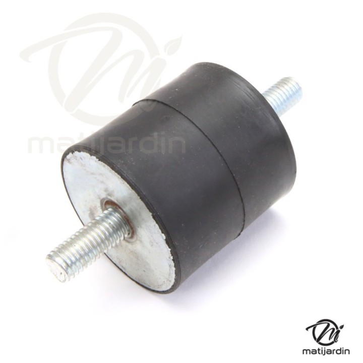 Silent bloc, plot antivibratoire universel 50 x 50 mm. Mâle M10 / Mâle M10