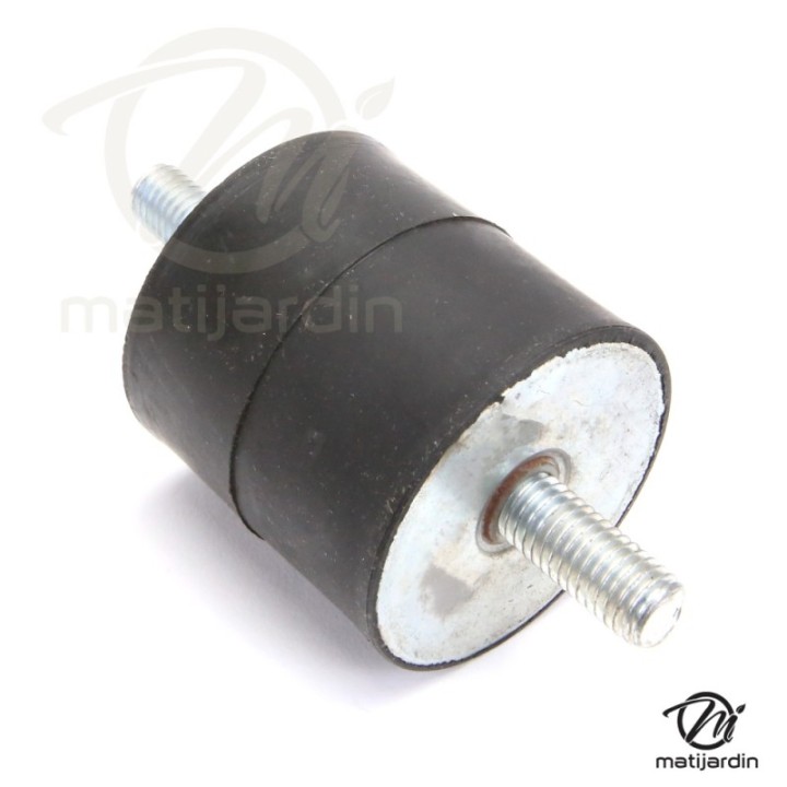 Silent bloc, plot antivibratoire universel 50 x 50 mm. Mâle M10 / Mâle M10