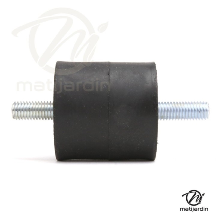 Silent bloc, plot antivibratoire universel 50 x 50 mm. Mâle M10 / Mâle M10