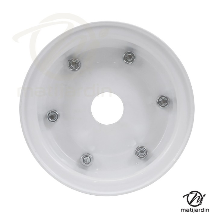 Jante pour roue tondeuse 6 pouces. Largeur 82,6 mm