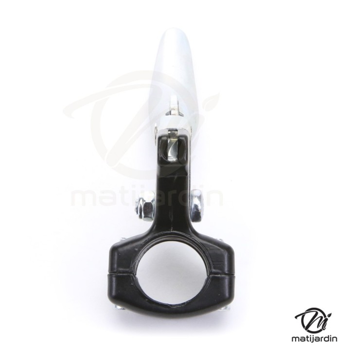 Levier, poignée à cliquet.  Longueur 140 mm. Collier Ø 23 à 27 mm