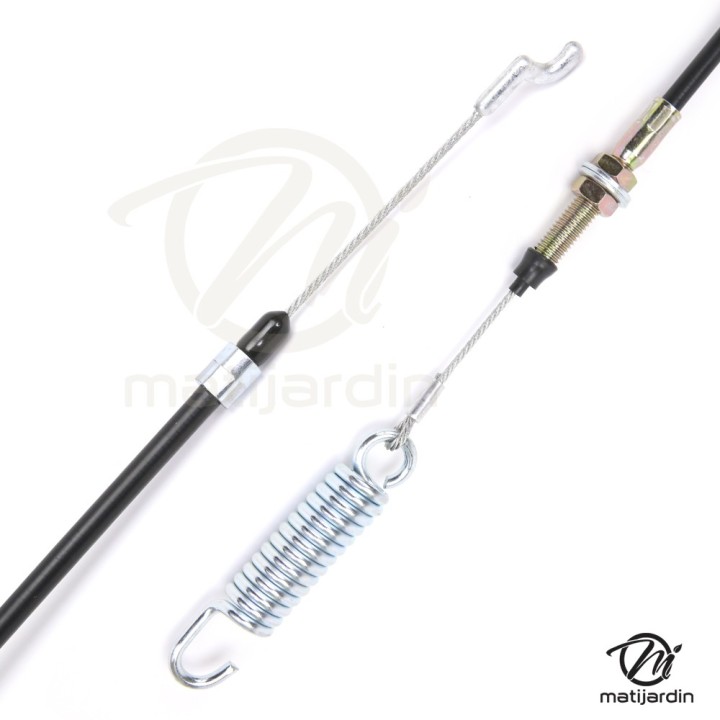 Câble de traction, démarrage pour tondeuse Castelgarden N° 84207104/1. Longueur 1185 mm