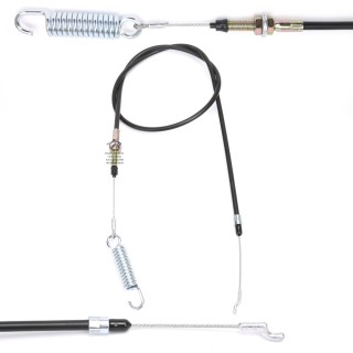 Câble de traction, démarrage pour tondeuse Castelgarden N° 84207104/1. Longueur 1185 mm