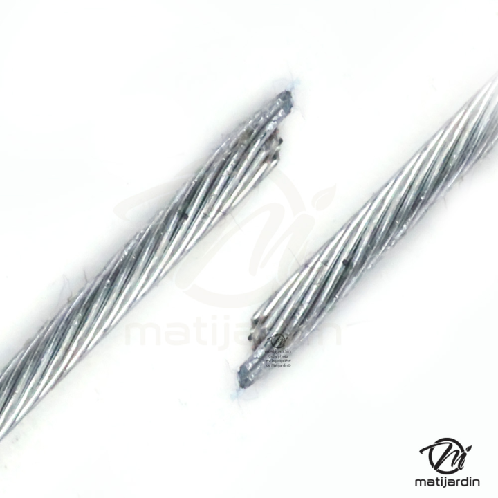 Câble souple, corde à piano. Diamètre 1,5 mm. Rouleau 25 m