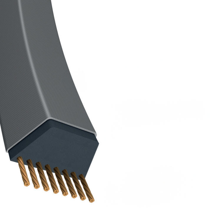 Courroie tondeuse Teknic 4L103 Kevlar Trapézoïdale - 12,7 mm x 2619 mm