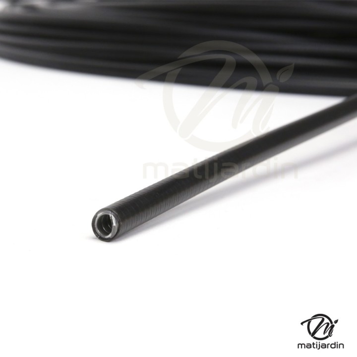 Gaine pour câble. Ø int : 4 mm. Ø ext : 6,8 mm. Rouleau 25 m