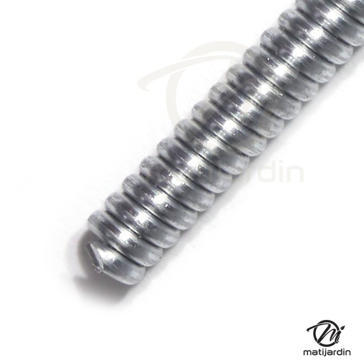 Gaine métallique renforcée pour câble. Ø Ext : 4,8 mm. Rouleau 15 m