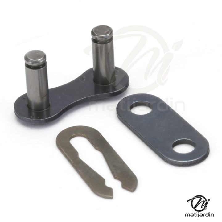 Fixation, attache rapide de chaîne de transmission type C42. 12,7 x 4,76 mm