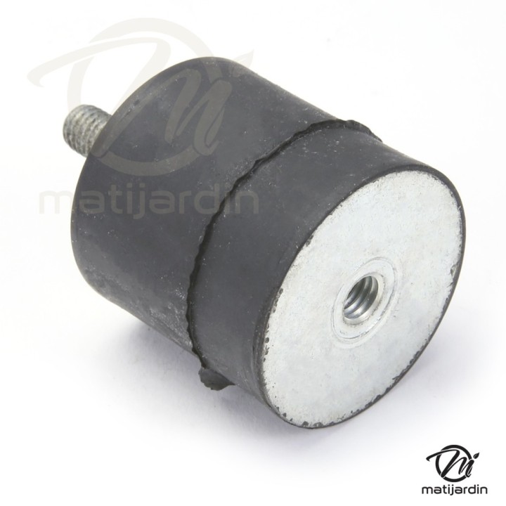 Silent bloc, plot antivibratoire universel 40 x 40 mm. Mâle M8 / Femelle M8