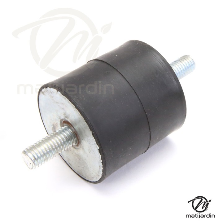 Silent bloc, plot antivibratoire universel 40 x 40 mm. Mâle M8 / Mâle M8