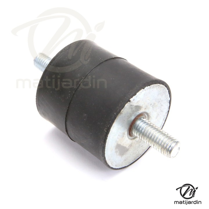 Silent bloc, plot antivibratoire universel 40 x 40 mm. Mâle M8 / Mâle M8