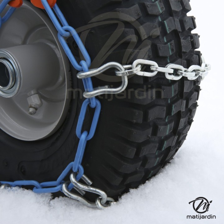 Chaîne à neige x2 pour tondeuse. 20 x 1000 x 8