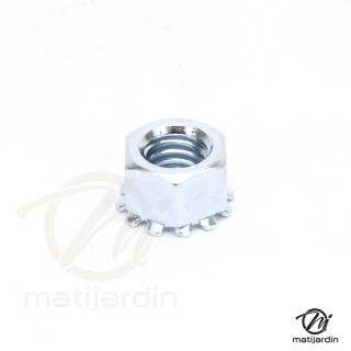 Ecrou pour axe de roue tondeuse. x 10