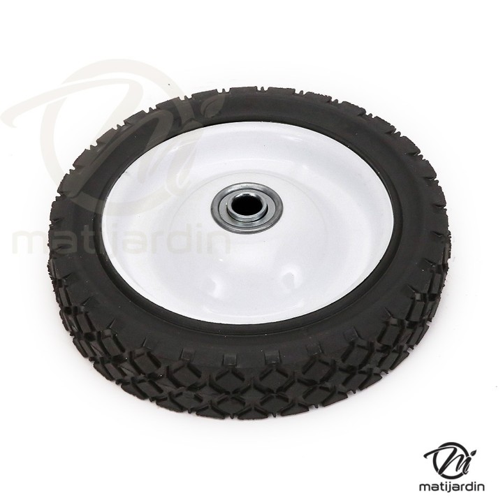 Roue tondeuse métallique avec roulement. Ø 175 mm
