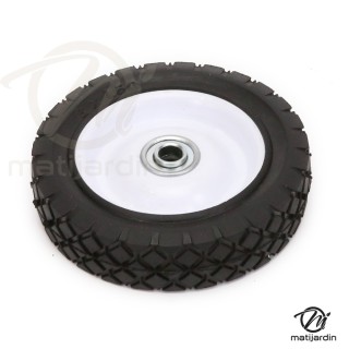 Roue tondeuse métallique avec roulement. Ø 150 mm