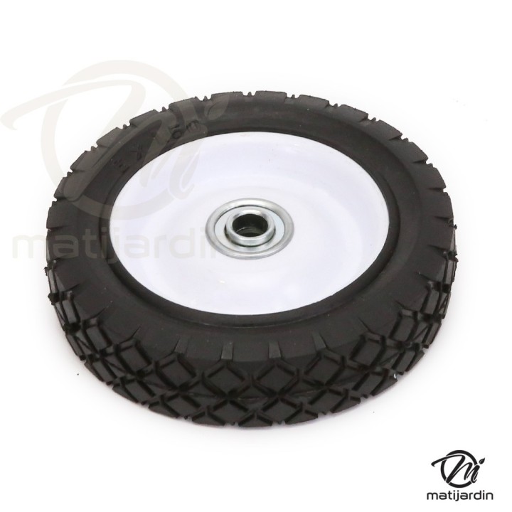 Roue tondeuse métallique avec roulement. Ø 150 mm