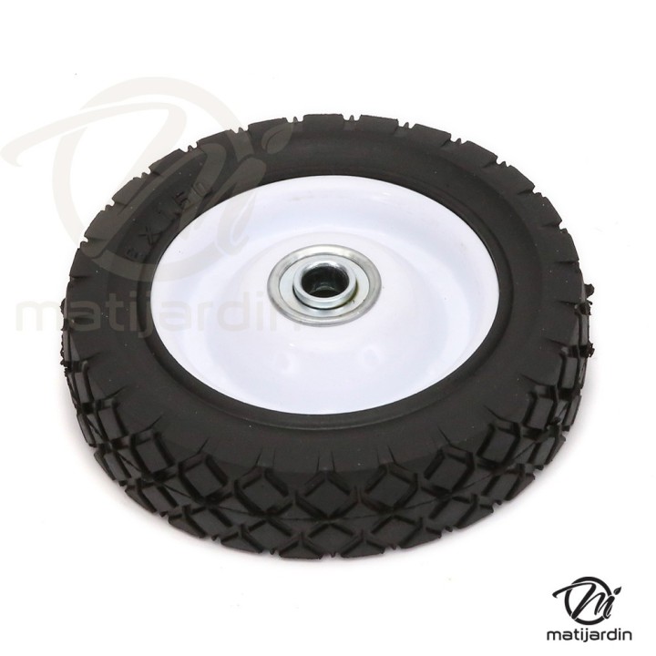 Roue tondeuse métallique avec roulement. Ø 150 mm