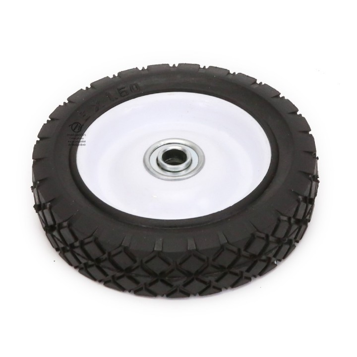 Roue tondeuse métallique avec roulement. Ø 150 mm